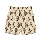 Baha Ranch Yeehaw Vintage Cowgirl Men's Swim Trunks - Qu!rk Boutique