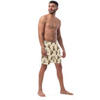 Baha Ranch Yeehaw Vintage Cowgirl Men's Swim Trunks - Qu!rk Boutique