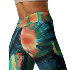Shibor Floral Print High Waist Leggings - Qu!rk Boutique