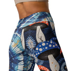 Shibori Mushroom High Waist Leggings - Qu!rk Boutique
