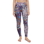 Sanskrit Galaxy High Waist Leggings - Qu!rk Boutique