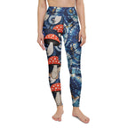 Shibori Mushroom High Waist Leggings - Qu!rk Boutique