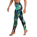Shibor Floral Print High Waist Leggings - Qu!rk Boutique