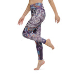 Sanskrit Galaxy High Waist Leggings - Qu!rk Boutique