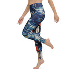 Shibori Mushroom High Waist Leggings - Qu!rk Boutique