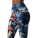 Shibori Mushroom High Waist Leggings - Qu!rk Boutique