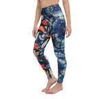 Shibori Mushroom High Waist Leggings - Qu!rk Boutique