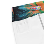 Shibor Floral Print High Waist Leggings - Qu!rk Boutique