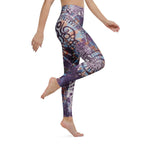 Sanskrit Galaxy High Waist Leggings - Qu!rk Boutique