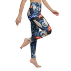 Shibori Mushroom High Waist Leggings - Qu!rk Boutique