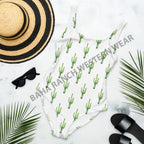 Yeehaw Cactus One Piece Swim Suit - Qu!rk Boutique