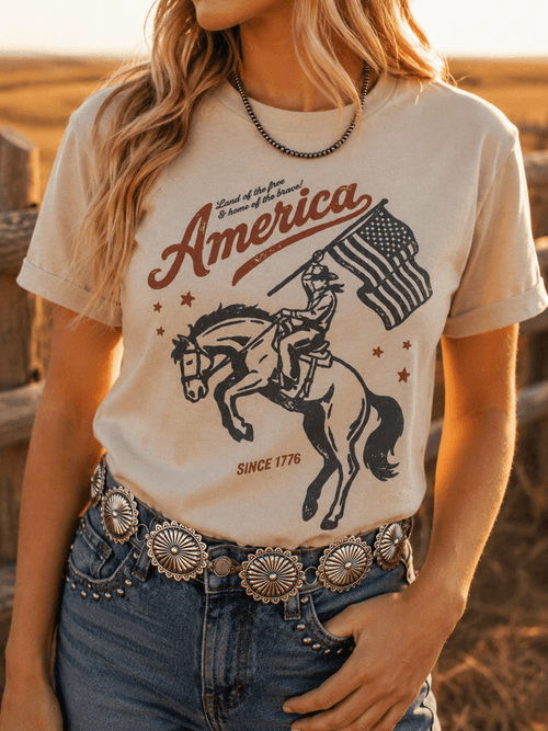 America Since 1776 Graphic Tee - Qu!rk Boutique