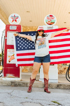 American Rodeo 4th July Graphic Tee - Qu!rk Boutique