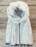 Anchor Blue Scarf - Qu!rk Boutique