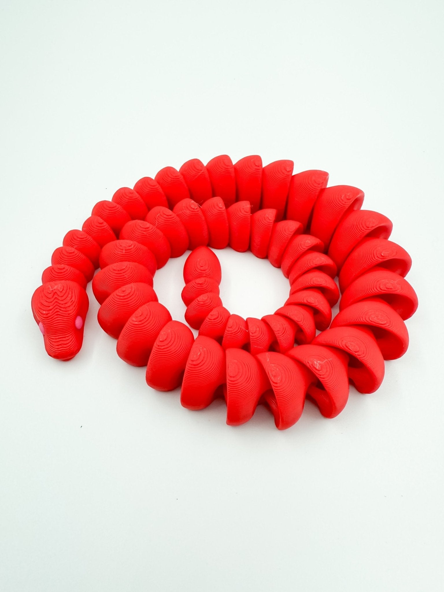 Articulated 3D Printed Snake – Valentine’s Edition (14 Inches)