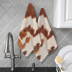 Cow Print Set of 2 Dish Towels made in America Kitchen Towels - Qu!rk Boutique