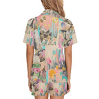 Baha Ranch Retro Pop Western Collage Pajama Set - Qu!rk Boutique