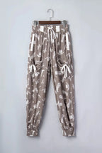 Time To Frolic! Western Cowgirl Printed Vintage Drawstring Pants - Qu!rk Boutique