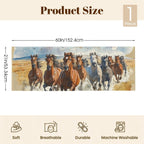 Baha Ranch Running Horses Western Body Pillow Cover Made in America - Qu!rk Boutique
