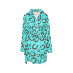 Turquoise Horseshoe Women's Western Bath Robe - Qu!rk Boutique