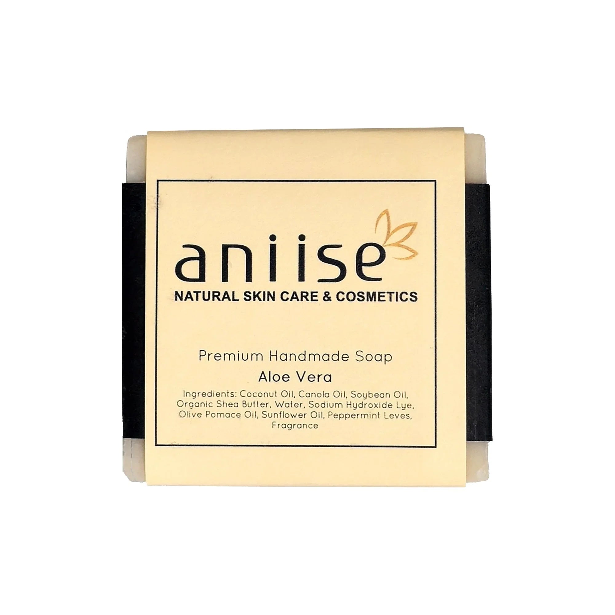 Aniise natural skin care handmade aloe vera bar soap with shea butter and oils