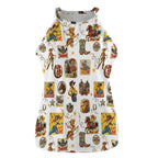 Baha Ranch Vintage Cowgirl Collage Western Tank Top - Qu!rk Boutique