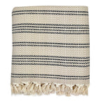 Woven Stripe Turkish Throw - Qu!rk Boutique