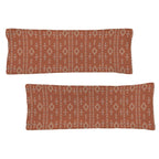 Baha Ranch Brown Aztec Body Pillow Cover Made in America - Qu!rk Boutique