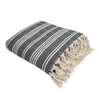 Woven Stripe Turkish Throw - Qu!rk Boutique