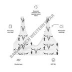 Yeehaw Bullhead Cactus Bikini Top - Qu!rk Boutique