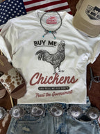 Buy Me Chickens Graphic Tee - Qu!rk Boutique
