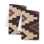 Earth Aztec Set of 2 Dish Towels Kitchen Towel Made in America - Qu!rk Boutique