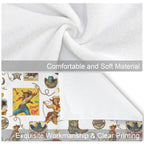 Vintage Cowgirls Set of 4 Kitchen Dish Towels Made in America - Qu!rk Boutique