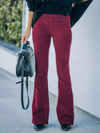 Corduroy Flare Pants - Qu!rk Boutique