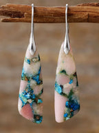 Geometrical Shape Dangle Earrings - Qu!rk Boutique