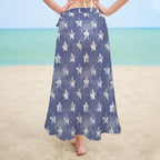 Baha Ranch Patriotic Stars Beach Coverup Skirt - Qu!rk Boutique
