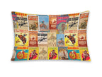 Baha Ranch Vintage Rodeo Poster Pillow Case Made in America - Qu!rk Boutique