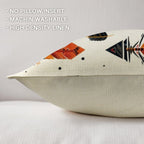 Aztec Feathers Pillow Case Made in America - Qu!rk Boutique