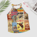 Baha Ranch Vintage Rodeo Poster Tank Top - Qu!rk Boutique