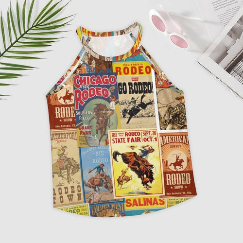 Baha Ranch Vintage Rodeo Poster Tank Top - Qu!rk Boutique