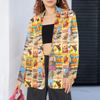 Baha Ranch Women's Vintage Rodeo Poster Blazer - Qu!rk Boutique