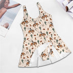 Baha Ranch Rodeo Cowboy Print Skirted Swimsuit - Qu!rk Boutique