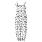 Baha Ranch Ranch Life Overalls Jumpsuit White - Qu!rk Boutique