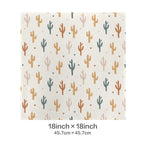 Cactus Velvety Soft Throw Pillow Case Made in America - Qu!rk Boutique