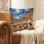 Baha Ranch Cattle Rancher Velvety Soft Pillow Case Made in America - Qu!rk Boutique