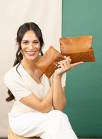 Woven Large/Small Pouch - Qu!rk Boutique