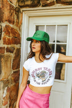 Cowboy Tears Babydoll Graphic Tee - Qu!rk Boutique