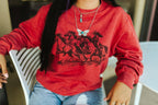 Cowgirl Rider Graphic Sweatshirt - Qu!rk Boutique