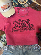 Cowgirl Rider Graphic Sweatshirt - Qu!rk Boutique