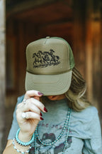 Cowgirl Rider Trucker Hat - Qu!rk Boutique